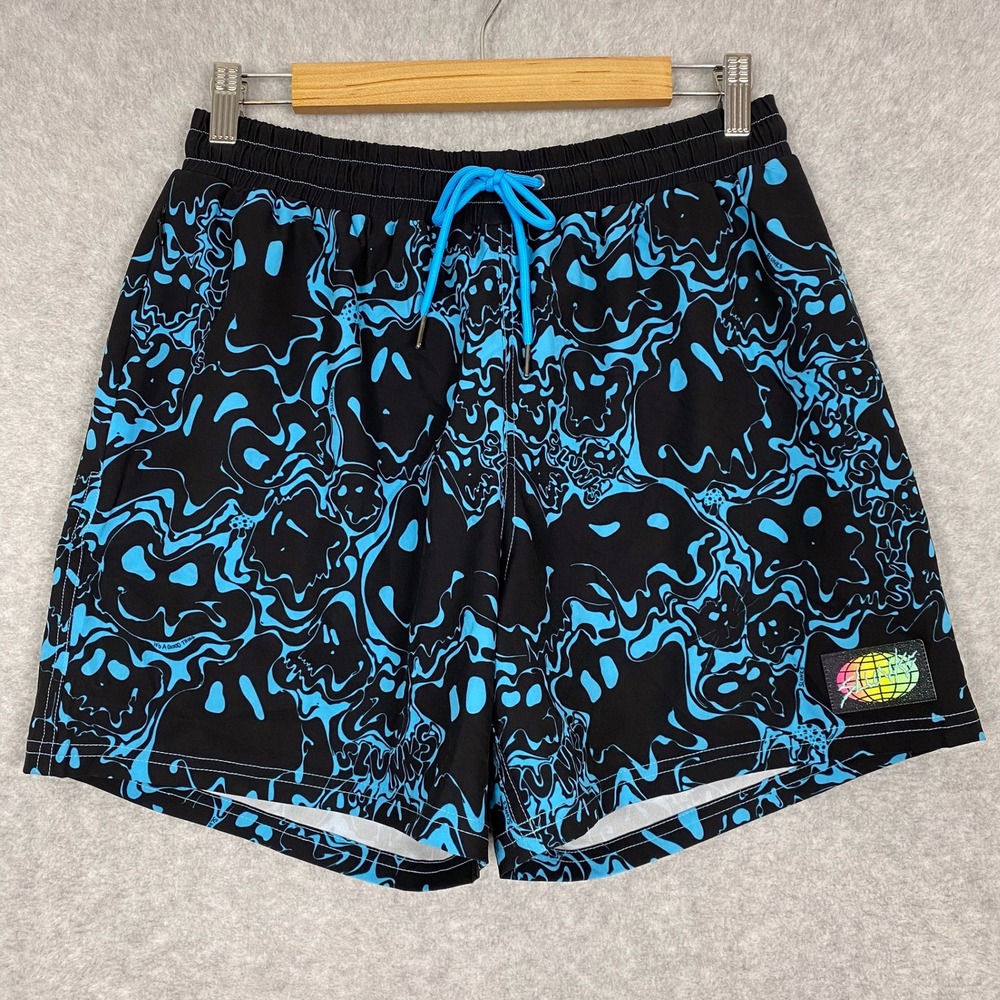 Slunks Shorts Mens M Leary Lined 5"